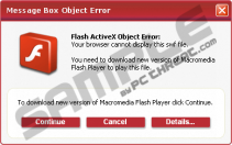 Flash Activex Object Error